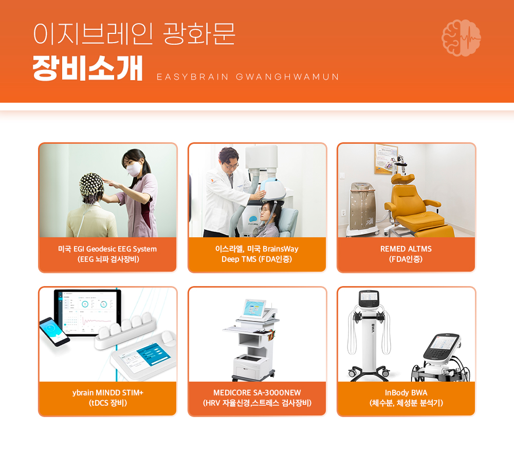 이지브레인광화문의 PTSD 진료와 상태 평가 안내 이미지